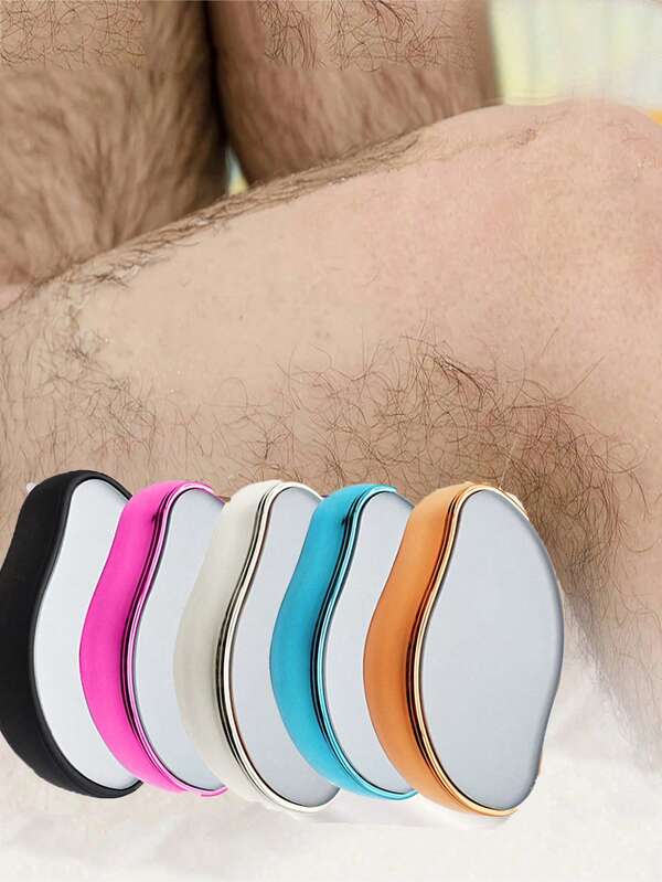 Reusable Crystal Leg Hair Remover For Women And Men,Magic Painless Exfoliation Hair Removal Tool,Ladies Epilator Painless Physical Crystal Hair Remover Eraser Glass Hair Remover, Crystal Hair Remover For All Seasons For Men And Women, Painless Hair Remover, Portable Gentle Epilator, Gentle Exfoliation, Magic Hair Removal Tool