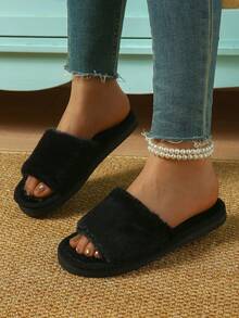 Chinelos Confortáveis e Casuais para Mulheres, para Uso em Casa/Interno