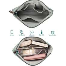 Stylowa, pojemna torebka damska na ramię z frędzlami z poliuretanu – wielokomorowa konstrukcja w stylu vintage, boho i western, ozdobiona frędzlami, nitami i kunsztownym wykonaniem. Uniwersalna torba na ramię/na ramię z odpinanymi, regulowanymi paskami. Idealna na zakupy, zajęcia na świeżym powietrzu, podróże i wyjścia. Idealny prezent dla rodziny i przyjaciół.