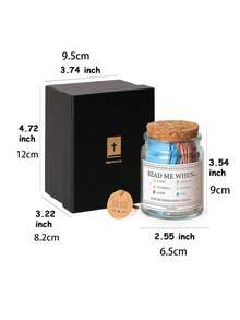 1 pieza Frasco con versículo bíblico colorido, frasco con versículo bíblico inspirador, frasco de vidrio u plástico con versículo bíblico (para mujeres), regalo religioso para hombres, versículos bíblicos enlatados, regalo de graduación, frasco para oración, decoración de Jesús, frasco para lectura de versículos bíblicos, decoración bíblica, suministros bíblicos, tarjetas de versículos bíblicos, regalos cristianos de estudio bíblico, regalo de frasco para oración (para mujeres), regalo de regreso a la escuela para padres y amigos (1 pieza) - Multicolor - Ver 2