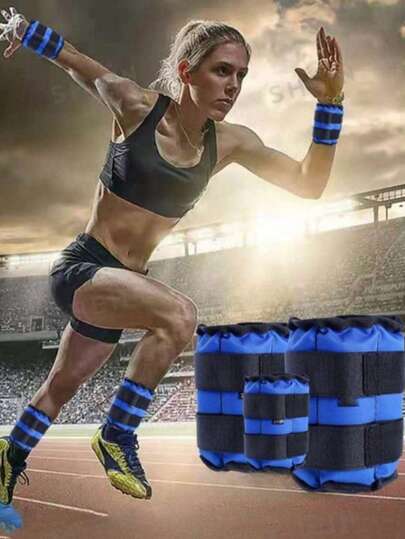 2 piezas Pesas para muñeca/tobillo, Bolsas de para entrenamiento de fuerza, Seleccionable 1-6KG, Bolsas de para entrenamiento específico, Navidad