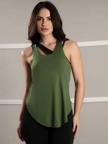 BumBum Fitness Tank Top 10826 - 綠色 - 查看 1