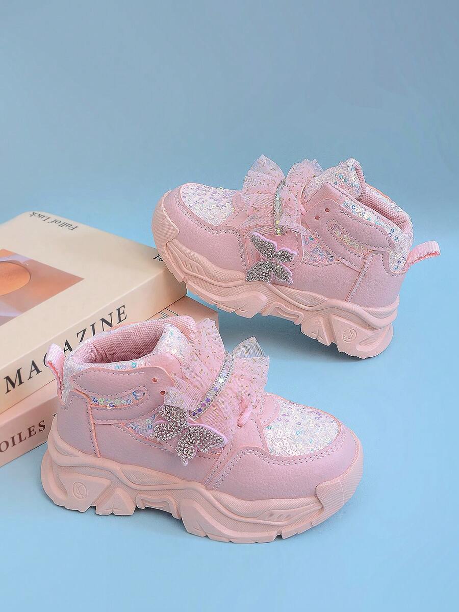 Stivali da ragazza alla moda con fiocco e nappine, stivali con tacco alto comodi e caldi, adatti per feste, viaggi e tutte le stagioni