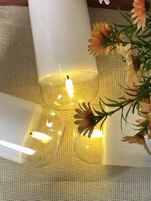3 件套无焰蜡烛灯，带定时器/遥控器，电池供电，LED 许愿蜡烛灯，浪漫氛围装饰灯，无烟电子 LED 蜡烛，桌面装饰灯，温暖的蜡烛火焰，适用于圣诞节、情人节、万圣节、家居、求婚、婚礼、礼物、生日装饰、派对 - 白色 - 查看 7