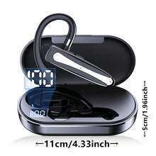 全新无线商务耳机 YYK530 单耳双麦克风蓝牙 V5.3 耳机降噪耳机 适合司机