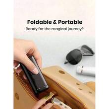 1-Piece Perilogics Universal Airplane Phone Holder - Multi-Directional 360° Rotation Hands-Free Mount For In-Flight Viewing - Pocket-Sized Travel Essential With Secure Grip - Airplane Accessory Must-Have, Long-Haul Flight Companion, Holiday Travel Gadget, Stocking Stuffer Idea, Frequent Flyer Gift