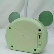 1pz Lindo Mini Lámpara De Escritorio Giratoria 360°,Luz Led Recargable con Sacapuntas - luz blanca - Ver 8