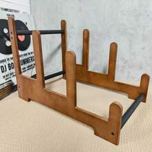 1 pieza Soporte decorativo para almacenamiento de discos de vinilo, organizador que exhibe con estilo tus álbumes clásicos, antiguos o éxitos recientes favoritos