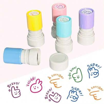 Morandi Color Teacher Evaluation Seal Award Seal Encouragement Seal Fun Evaluation Seal Classroom Teacher Supplies