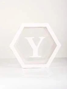 透明字母婴儿淋浴盒生日婚礼定制名字气球盒，生日派对装饰，性别揭示，装饰，圣诞装饰大透明盒，生日装饰背景，节日派对装饰，家居装饰，壁炉装饰，婴儿淋浴盒，背景摄影道具 - 彩色 - 查看 27