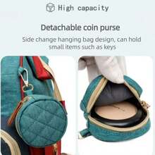 Diaper Bag Backpack, Baby Bag, New Mom Gifts, Lightweight Waterproof Unisex Diaper Bag With Insulated Pockets And USB Charging Port, Cyan ﻿ - xanh lam, xanh lục và đỏ - Xem 8