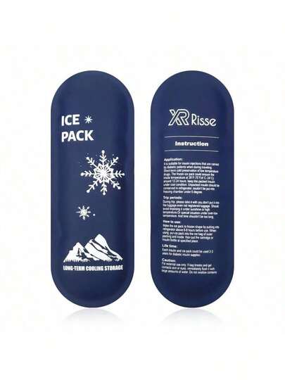 Paquete de gel reutilizable congelable, bolsa de hielo caliente/fría, bolsa de hielo profesional, bolsa enfriadora portátil para exteriores y viajes para pierna, rodilla, dolor de cabeza