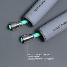 HEREROPE Jump Ropes For Fitness, Adjustable Jump Rope For Women Men, Weighted Speed Rope With 7mm PVC Skipping Rope, No-Slip Grip, Ball Bearing, Great For Speed, Cardio & Tricks, Strength Boxing