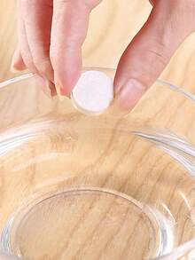 100条一次性压缩面巾，便携式植物纤维一次性毛巾，男女通用，商务旅行、日常护理、家居浴室装饰、夏季度假适用 - 無花紋 - 查看 11