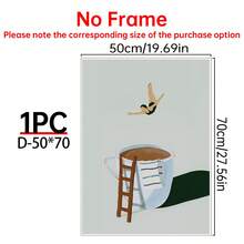 1 张咖啡潜水员海报印刷品、早安咖啡海报、咖啡爱好者礼物、咖啡站墙壁艺术、厨房墙壁艺术 - 可选框架、极简主义家居墙壁艺术、礼物、有趣和创意的家居墙壁装饰、卧室、客厅、厨房、浴室、咖啡厅、宿舍墙壁艺术帆布海报 - 1pc - 查看 40