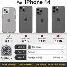 TELOPEN Được thiết kế từ tính cho ốp lưng dòng iPhone, ốp lưng điện thoại chống sốc siêu bền, chống rơi, ốp lưng bảo vệ trong suốt ba lớp tương thích với dòng iPhone Quà tặng cho gia đình, bạn bè, trẻ em, sinh nhật, mùa xuân, ngày lễ, bạn trai, bạn gái, ngày lễ tình nhân - Xám - Xem 14