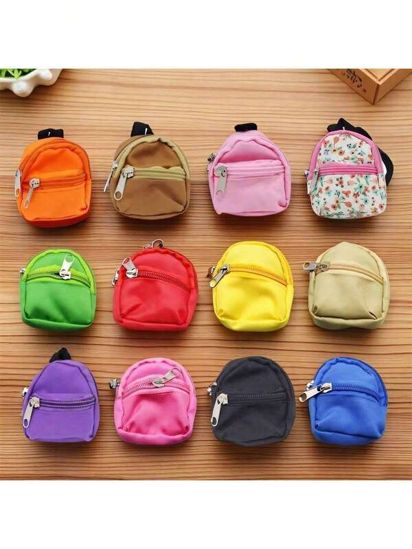 Para Labubu Mochila con doble cremallera compatible, Mochila con doble cremallera universal | Conjunto de moda de 6.7 pulgadas Accesorios lindos | Decoración de regalo perfecta para cumpleaños, fiestas, decoración de figuritas lindas, suministros de embalaje de regalos, decora tus regalos, regalos de cumpleaños, regalos navideños, regalos de fiesta