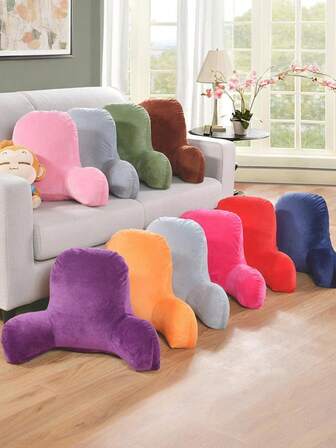 1 件（请注意产品尺寸）圣诞节、年终、冬季装饰靠垫，符合人体工程学的带背部支撑的阅读枕头 | 适用于床、沙发、椅子的柔软腰垫 | 透气涤纶面料 | 适合宿舍、孕妇和家庭使用的靠背垫 | 送给家人和朋友的完美礼物