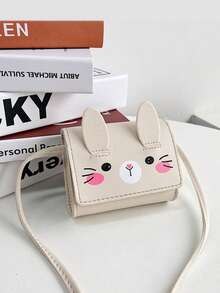 1 pezzo Borsa a tracolla mini con espressione di gattino carino, borsa a quadrato piccolo, borsa a spalla versatile e leggera con chiusura a ribaltina, adatta per monete, viaggi, vacanze, shopping, attività all'aperto, festival, regali per bambini, colore solido in pelle PU elegante, cartone animato casual, perfetta per conservare le chiavi per bambini, studenti, ragazze, amici, accessori da viaggio - Multicolore - Visualizzare 13