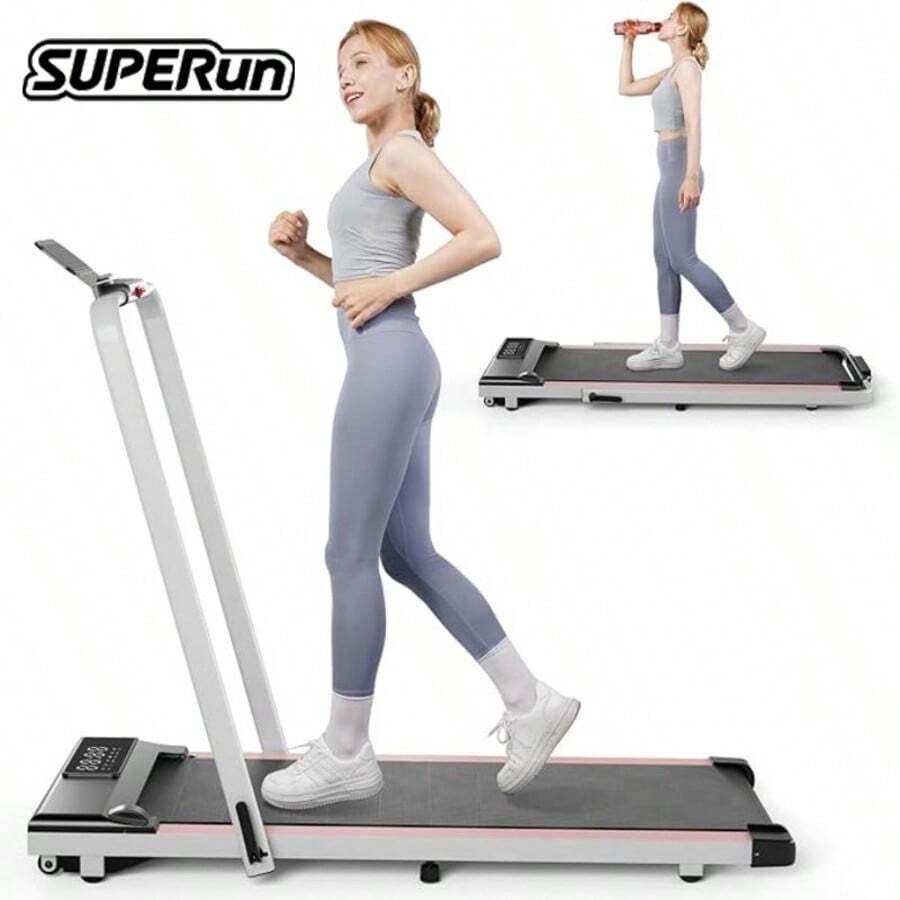 3 In 1 Walking Pad Treadmills Folding Treadmill 300lbs Capacity Under Desk Treadmill 3.0HP Foldable Treadmill For Home Office With Remote Control & Smart APP Space Saving PK With Friend Or Family - 美規B型插(110-127V) - 查看 1