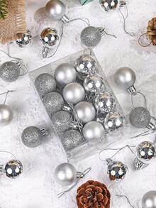 24pcs/Set 1.18inch Mini Shatterproof Christmas Balls, Creative Home Decor Christmas Ornaments, Christmas Tree Hanging Pendants, Christmas Decorative Hanging Balls For Holiday Party, Christmas Party, Room Decor, Scene Decor, Festival Decor, Home Decor, Holiday Decor, Party Favors, Room Decor, Window Decor, Bedroom Decor, Home Decoration, Fun Christmas Party Decorations, Merry Christmas, Happy New Year, Christmas Gifts, Christmas Decorations Winter Christmas Decorations Home Christmas Gifts Christmas Decor - Multicolor - View 11