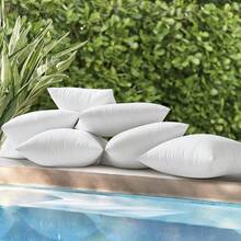 12x20 Inch Outdoor Pillow Insert Waterproof Decorative Throw Pillow Insert Rectangle Lumbar Garden Pillow Form For Patio Sofa Couch - 白色 - 查看 3