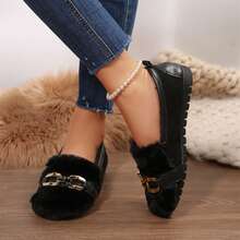 Women Shoes Fashion Driving Loafers Comfy Non-Slip Four Season Outdoor Travel Flats - 黑色 - 查看 8