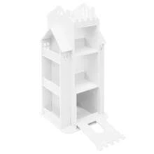 Rotating Bookshelf Book Display Shelf Floor Standing Bookshelf - White - View 8