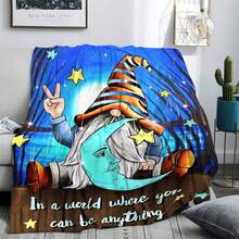 1 pieza de regalo de Navidad azul y rojo para niños y niñas, una manta que se puede regalar a todos. La manta de franela ultra suave y cómoda es adecuada para todas las estaciones y es perfecta para dormitorios, salas de estar, sofás, oficinas, viajes, campamentos, colchonetas para siestas, mantas para aire acondicionado, campamentos, automóviles, decoración de oficinas de estilo moderno, regalos festivos. Eid Al Adha/Día de la Madre