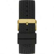 Guess Kristallisierte Multifunktions-Herren-Quarzuhr aus Edelstahl, Gold, drei kleine Zifferblätter, robuste Textur, Zifferblatt, geeignet für den täglichen Gebrauch, ein Geschenk für Freund/Ehemann/Vater, als Geburtstagsgeschenk. GW0333G2