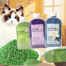 Pérolas Desodorizantes para Areia de Gato - Controle de Odor de Longa Duração para Caixas de Areia, Fragrância Fresca para o Lar (Frasco de 350ml, Múltiplas Fragrâncias Disponíveis) - Multicolorido - Visão 12