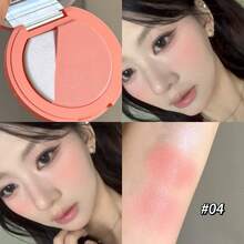 闪耀高光腮红盘，质地细腻，持久，防水，防汗，低饱和度哑光轮廓，多功能女性彩妆，疯狂妆容，美妆创作，学校，旅行，婚礼，角色扮演，情人节，万圣节，圣诞节 - 彩色 - 查看 9