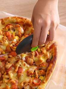 1-3pcs Stainless Steel Pizza Cutter Wheel With Blade Cover - Multicolor - View 5