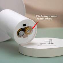 1PC Touch Sensor Mushroom Small Table Lamp, Colorful Gradient Light/Warm White Light Mushroom Lamp, Battery Operated Desktop Decoration Night Lamp For Room, Bedroom, Living Room, Party Decoration