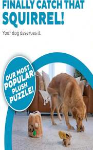 Outward Hound Hide A Birthday Cake, Plush Puzzle Birthday Themed Dog Toy - Large Pack of 1 - 查看 2