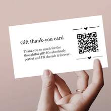 20/50/100 unidades Tarjetas personalizadas, tarjetas de felicitación, códigos QR, tarjetas de pago, cupones, tarjetas de eventos, tarjetas de mostrador para cumpleaños, fiesta, vacaciones, boda, declaración de amor, tarjetas de lugar - Tarjeta de código QR 1 - Ver 15