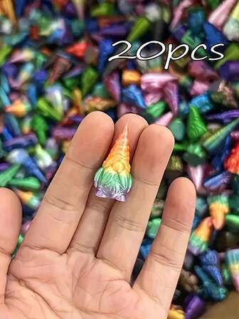 20pcs Cute 3D Printed Mini Christmas Gnome Figurines, Home & Garden Decor, Desktop Ornaments, Collectible Yard Art, Suitable For Outdoor & Indoor Use, Christmas Stocking Stuffers, Piñata Fillers, Birthday Gifts - Perfect Room Decoration, Garden Decor, Holiday Sock Stuffers, Handmade Appearance, Collectible Statues, Desktop Accents, Gift For Shoppers, Christmas