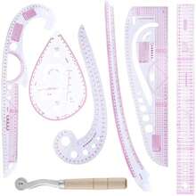 Reglaétrica Francesa con Mayor Tamaño 55cm Estilos de Regla de Costura con Formaétrica Juego de Regla de Medición de Ropa Prendas de Bricolaje para Diseñadores Fabricantes de Patrones y Sastres - 1 - Ver 10