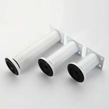 4x Adjustable Telescopic Cabinet Legs - Gold - View 7