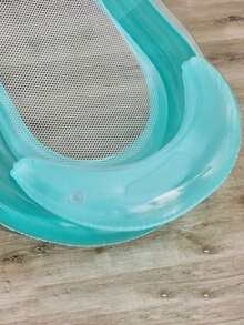 1 Pc Inflatable Swimming Floating Bed Hammock Adults, For Pool With Soft Mesh Center, Water Lounge With Headrest For Swimming Pool Float Lounge Toys