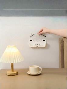 Stojak na okulary, ścienny stojak na okulary przeciwsłoneczne do łazienki, możliwość przechowywania okularów korekcyjnych, ścienny stojak na okulary przeciwsłoneczne do sypialni, stojak na okulary przeciwsłoneczne, odporny na nacisk i dziurkowanie, stojak na biżuterię i drobiazgi, odpowiedni do toaletki w sypialni, stojak na okulary przeciwsłoneczne bez wiercenia, ścienny stojak na okulary przeciwsłoneczne do łazienki, ozdoby świąteczne, prezenty świąteczne