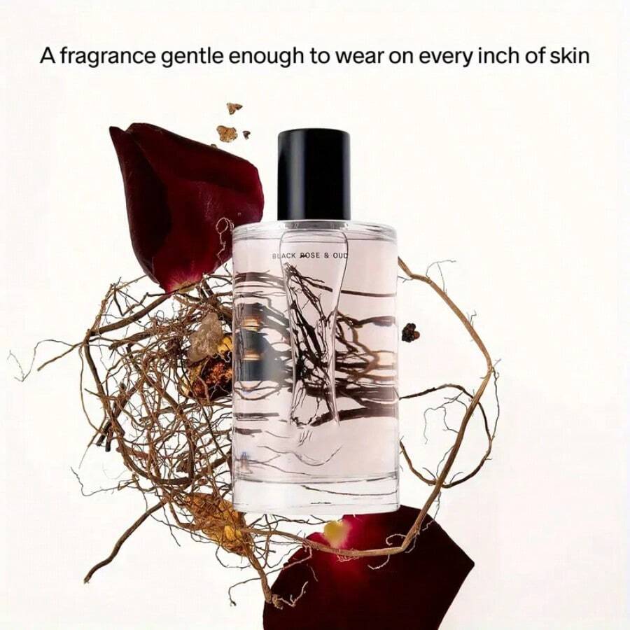 Salt And Stones Black Rose Perfume For Men And Women, Unique And Charming Fragrance, Long-Lasting Aroma, Attracts The Opposite, Suitable For Dating, Parties And Other Scenes, Can Be Used As Birthday Gifts, Holiday Gifts  Halloween Christmas Day Discount - 甜美風 - 查看 1