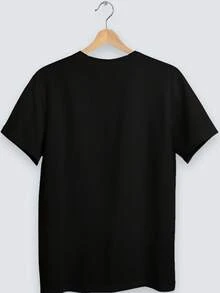 Unisex Pac Pumpkin Halloween Cotton T-Shirt For Boys And Girls - 黑色 - 查看 2