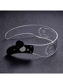 1 Stück 2025 Neuankömmling - Punk Stil LED blinkende Brille, Cosplay Requisite, Bar/Party Dekoration, Geburtstags/Weihnachts/Oster Geschenk