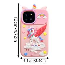2025 New 2.8 Inch Kids Unicorn Touchscreen Smartphone Toy, 32GB Built-In Storage Card, Fun Educational Games, MP3 Player, Soft Silicone Material, Ideal Christmas & Birthday Gift For 3-12 Years Old Boys & Girls - Multicolor - View 11