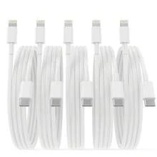 1/3/5pcs Apple Lightning Charging Cable, Fast Charging, 3.3FT/100cm Length, Compatible With IPhone 14 13 12 11 Pro Max Plus - White - View 12