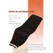 150grams Tape In Hair Extensions Human Hair,#60 Platinum Blonde 16-26inch,20Pcs/50Grams,100% Brazilian Remy Tape Ins Real Human Hair Extension,Christmas Birthday Gift For Women, Perfect For Daily Party & Wedding Use, 4-5 Packs To Add Length & Volume - S1 - 查看 2