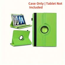 Capa Protetora Universal de Textura de Lichia Rotativa 360 Graus, Compatível com Dispositivos de 10 Polegadas, 9 Polegadas e 10,1/10,5 Polegadas, Adequada para Sistema Android, Sem Orifício para Câmera