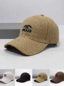 1 Stück modische, lässige Pailletten-Buchstaben Baseballkappe - geeignet für stilvolle Outfits beim Ausgehen - auch geeignet für Tennis, Badminton, Baseball