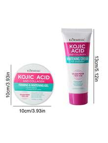 PAORPEVM 2PCS/Set Underarm Whitening Cream And Whitening Gel, Remove Underarm Dullness Underarm Knee Whitening Cream Underarm Whitening Cream Contains Plant Extracts And Collagen Face Moisturizer Lightens Skin Dull Areas - Multicolor - View 11